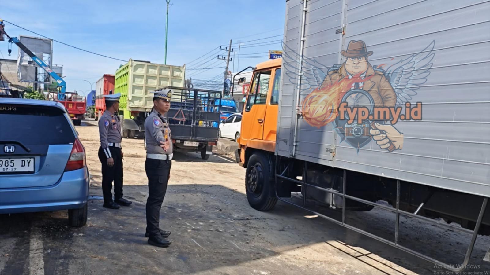 Pembatasan Kendaraan Transportasi di Pasuruan! Satlantas Polres Pasuruan Tindak Secara Humanis